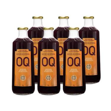 Imagem de Suco de Uva Integral OQ 1 Litro Caixa com 6 Unidades