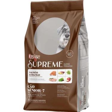 Imagem de Ração Quatree Supreme Cães Sênior 7+ Raças Pequenas Sabor Salmão e Fra