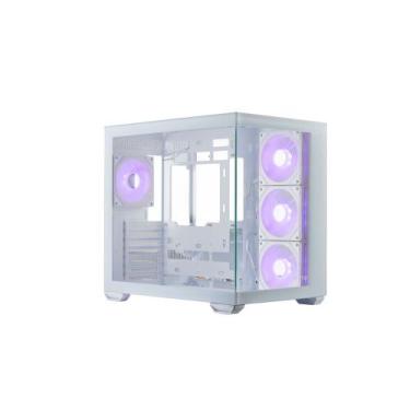 Imagem de Gabinete Cooler Master Elite 681 Branco Vidro Panoramico 4 FANS ARGB E