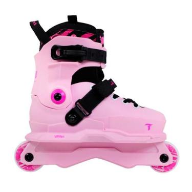 Imagem de Patins Infantil Traxart Strike Street Hardboot ABEC9 Cromo Ajustável P