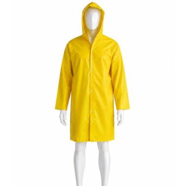 Imagem de Capa De Chuva Amarela Pvc Forrada Brascamp Ca 28449 Tamanho Exgg, Amar
