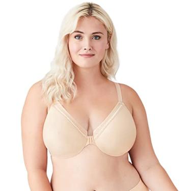 Imagem de Wacoal Sutiã feminino Perfect Primer com aro e fecho frontal, Arena, 32DDD