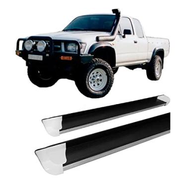 Imagem de Estribo lateral Hilux 1998 A 2004 Personalizado Branco