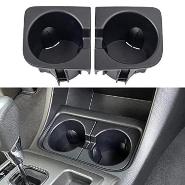 Imagem de JDMCAR Peças de substituição para porta-copos 2005 - 2015 Toyota Tacoma, 2ª geração Tacoma duráveis suportes para copos (direita + esquerda) suporte para bebidas 66991-04012, 66992-04012 (versão atualizada)
