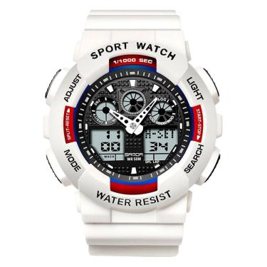 Imagem de  Relógio Esportivo Feminino Digital Analógico Multifuncional Casual  A Prova D`água