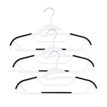 Imagem de Kit cabide Jack preto oikos - 60 unidades