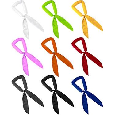 Imagem de Geyoga 9 peças de cachecol refrescante envolvente em torno do pescoço para o verão, lenço de gelo, bandana para o pescoço, gola e pescoço