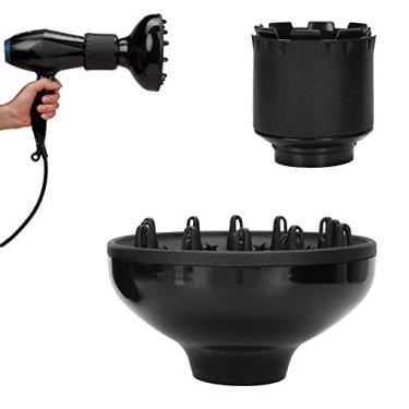 Imagem de Difusor de secador de cabelo durável para secador de cabelo para salão de beleza para uso doméstico (preto)