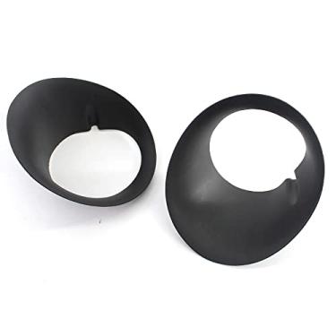 Imagem de MACHSWON CH2598101, CH2599101 1 par de moldura de lâmpada de neblina do lado esquerdo do motorista direito do passageiro compatível com Dodge RAM 1500 2500 3500 Pickup 2002-2008