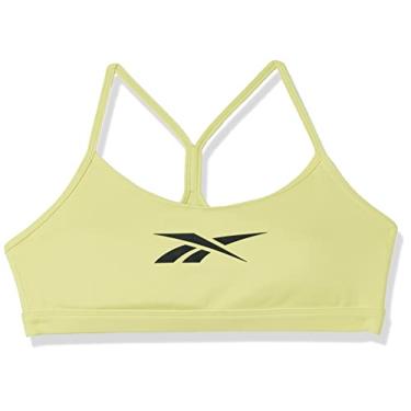 Imagem de Reebok Sutiã esportivo feminino Skinny Strap Lux, suporte médio