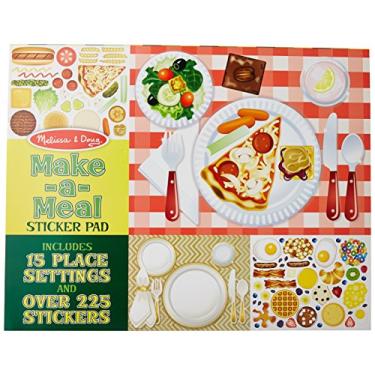 Imagem de Melissa & Doug Sticker Pad - Make-a-Meal, 225+ Food Stickers