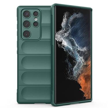 Imagem de Capa à prova de choque para Samsung S22 Plus S21 FE Note 20 Ultra Back para Galaxy A12 A52 A52S A13 A23 A33 A53 A73 4G Capa de telefone, verde escuro, para Samsung A12 4G 5G