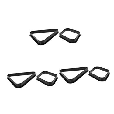 Imagem de Gadpiparty 6 Peças Mesa De Bilhar Triângulo De Suporte De Piscina Triângulo Da Piscina Suporte Para Bolas De Bilhar Suporte Triangular Para Piscina Mesas De Bilhar Tabela Britânico Plástico