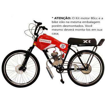 Imagem de Bicicleta Motorizada Carenada  F1 (kit 80cc & bike Desmont)