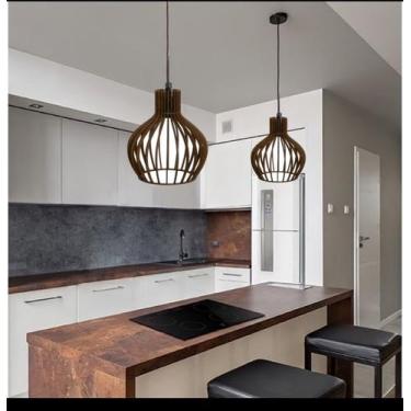 Imagem de 10 Pendente Lustre Area De Lazer Gourmet Design Moderno - Casa Rosa