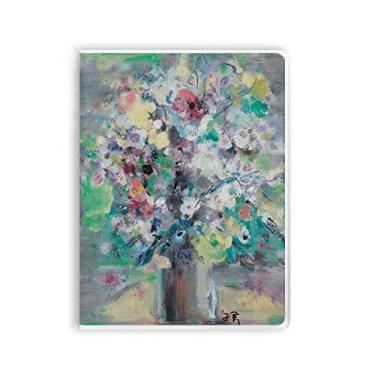 Imagem de Caderno de flores de primavera com pintura a óleo de arte natureza morta capa diária capa macia