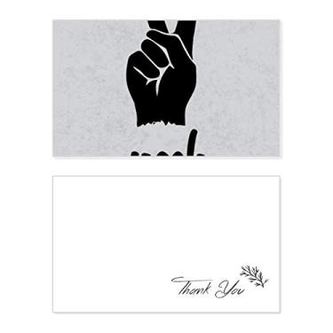 Imagem de Caderno de tesouras, gesto personalizado, cartão de agradecimento, papel de aniversário, agradecimento de casamento