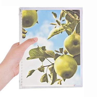 Imagem de Caderno com imagem de frutas temperadas e folhas soltas Diário recarregável Peer Fresh