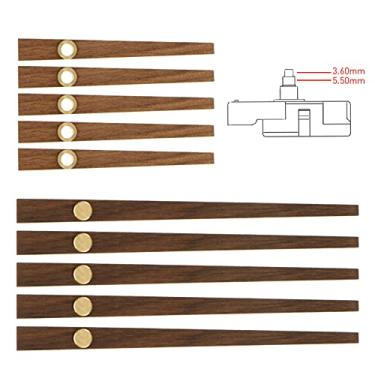 Imagem de Kit de 5 ponteiros de relógio feito à mão, relógio de madeira, agulha, relógio de mão, peça de reparo de movimento, artigos de ponto cruz para casa estilo 1