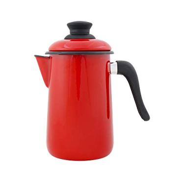 Imagem de Bule para Café 14 Esmaltado Vermelho - 1500 ml - Lina Ewel