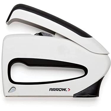 Imagem de Arrow Fastener Pistola De Grampeador Arrow Tt21 Trutac Forward Action Grampeador Manual Para Estofados Artesanato Decoração E Reparos Serve Para Grampos Finos Jt21