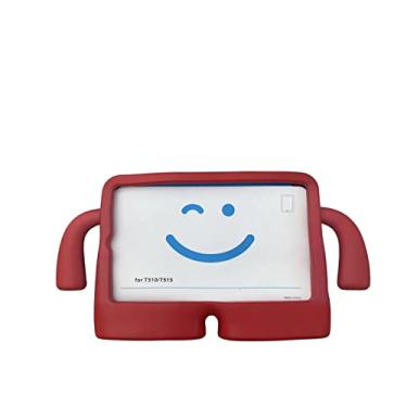 Imagem de Capa Infantil Borracha Compatível Para Samsung Galaxy Tab A 10.1'' SM-T515 T510 T517 2019-VERMELHO,EVA, Emborrachada, Leve…