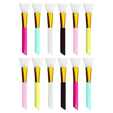 Imagem de 12 Espátula de Silicone Para Aplicação de Máscara Argila Skincare