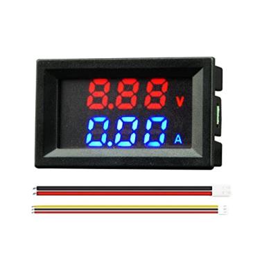 Imagem de Mini multímetro digital DC monitor de corrente para carro testador DC4~30V voltímetro amperímetro digital, vermelho azul