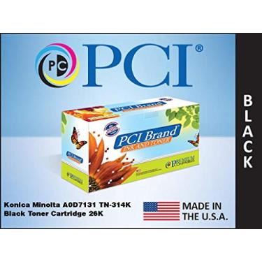Imagem de Cartucho de toner de substituição compatível com marca PCI para Konica-Minolta A0D7131 TN-314K cartucho de toner preto rendimento 26K