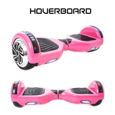 Imagem de Skate Eletrico 6,5 Rosa Hoverboard Smart Balance Bluetooth