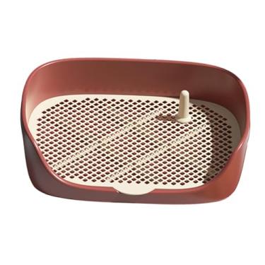 Imagem de Generic Vaso sanitário para cães, canto interno para cães pequenos e médios, vaso sanitário para animais de estimação, caixa de areia, bandeja para, vermelho eu
