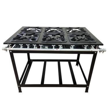 Imagem de Fogão 6 Bocas Cefaz Linha Gold Baixa Pressão CFZG-135