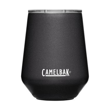 Imagem de CamelBak, Copo Taça Térmica, 350 mL, Aço Inoxidável, Tampa De Três Modos, Base Silicone Antiderrapante,Mantém a Temperatura, Sem Vazamentos, Resistente A Arranhões, Preto