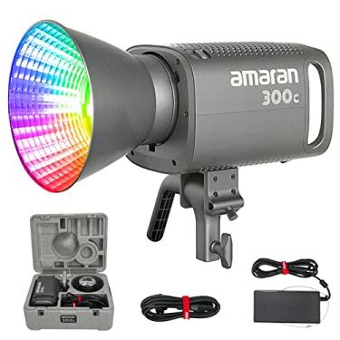 Imagem de Aputure Amaran 300c RGB COB Video Light Bowen Mount 2,500K to 7,500K CCT with G/M Adjustment 26,580 lux @ 1m with Hyper Reflector Support APP Control