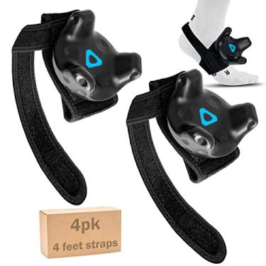Imagem de Skywin Feet Straps for VR Trackers (4 Pack) - Vive Tracker Straps for HTC Vive 3.0, 2.0 & Ultimate - Secure and Comfortable Full Body Tracker (Trackers Not Included)