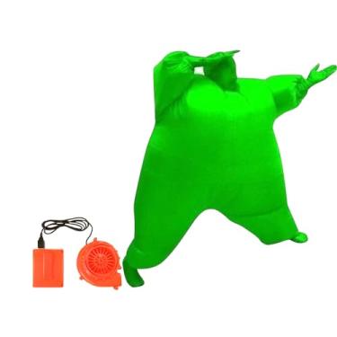 Imagem de Qshine Adult Inflatable Full Body Jumpsuit Cosplay Costume Halloween Funny Fancy Dress Blow Up Party Toy