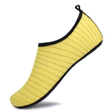 Imagem de Sapatilha de Neoprene Reforçada Areia Mar Beach Tennis Amarelo - 38-39