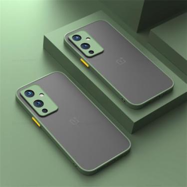 Imagem de Capa macia de acrílico fosco para telefone, para oneplus 6t 7 7t 8 8t 9 9r 9rt 10 pro 1 nord 2 5g ace pro ce 10r ce2 10t, mgreen, para oneplus 8