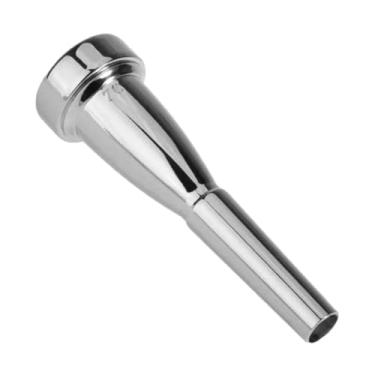 Imagem de YIJU Acessórios de Substituição de Bocal de Trompete, Liga Suave para Jogadores Profissionais, Acessórios de Trompete, Prata 7C