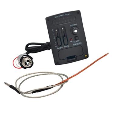 Imagem de Newmind Piezoelétrico pré-amplificador 2 bandas Ukulele guitarra acessórios UK-3000T - preto, 68 cm