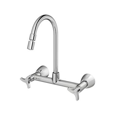Imagem de Docol Misturador para Cozinha de Parede 1/2" e 3/4" Nova Trio - Cod.Novo: 90012591006 Cod.Antigo: 01259106