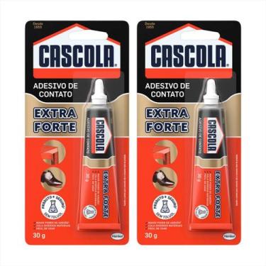 Imagem de Cola Adesivo Alta Força De Colagem E Performance 30g Kit 2 - Cascola 