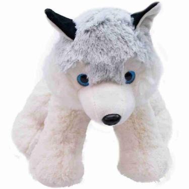 Imagem de Cachorro Husky Sentado 29cm - Pelúcia - Fofy Toys
