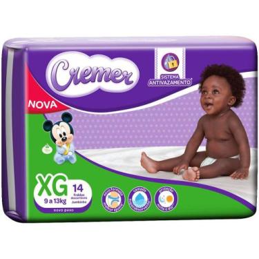 Imagem de Fralda Cremer Disney Baby Tam. XG - 9 a 13kg 14 Unidades, XG, 14