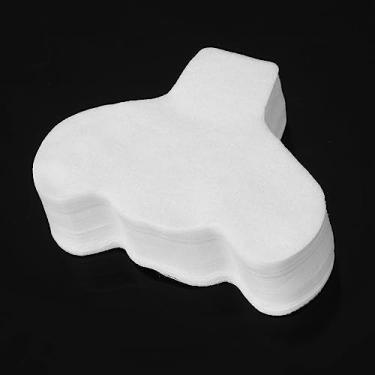 Imagem de MoyRetty 100 peças de algodão não tecido descartável para nariz, faça você mesmo, spa natural, cuidados com a pele, cosméticos, faciais, olhos, nariz, rosto e máscara comprimida, toalha, papel de