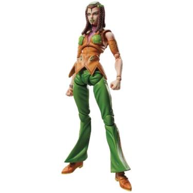 Imagem de Medicos JoJo's Bizarre Adventure Part 6: Ermes Costello Chozokado Super Action Statue Figure, multicolorido