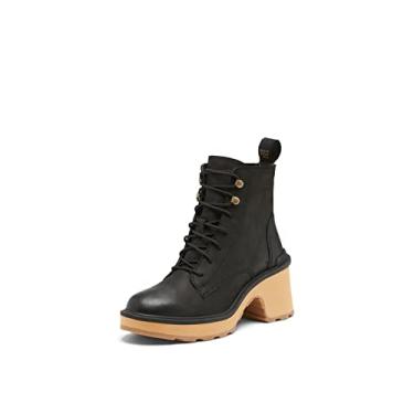 Imagem de Sorel Botas femininas de renda com salto alto, Preto, Tawny Buff, 39