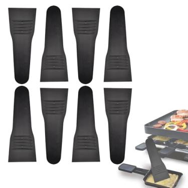 Imagem de Espátula Raclette para panelas antiaderentes | Utensílios de cozinha e gadgets – Ótimo utensílio de cozinha para cozinhar, ferramenta raspadora de forno, removedor de adesivo para etiquetas de