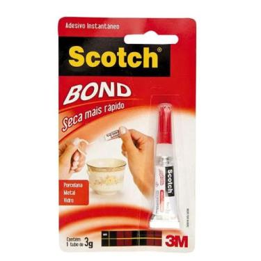 Imagem de Adesivo Instantâneo Scotch Bond 3g Incolor 3M