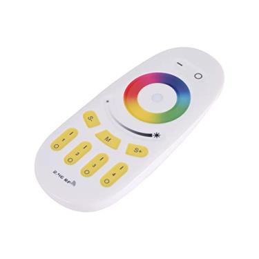 Imagem de Controle Remoto de Controle de Luz RGBW Com Mudança de Cor para Luzes LED Com Tecnologia de Alta Frequência 2.4G, Aparência Elegante e Fácil Operação